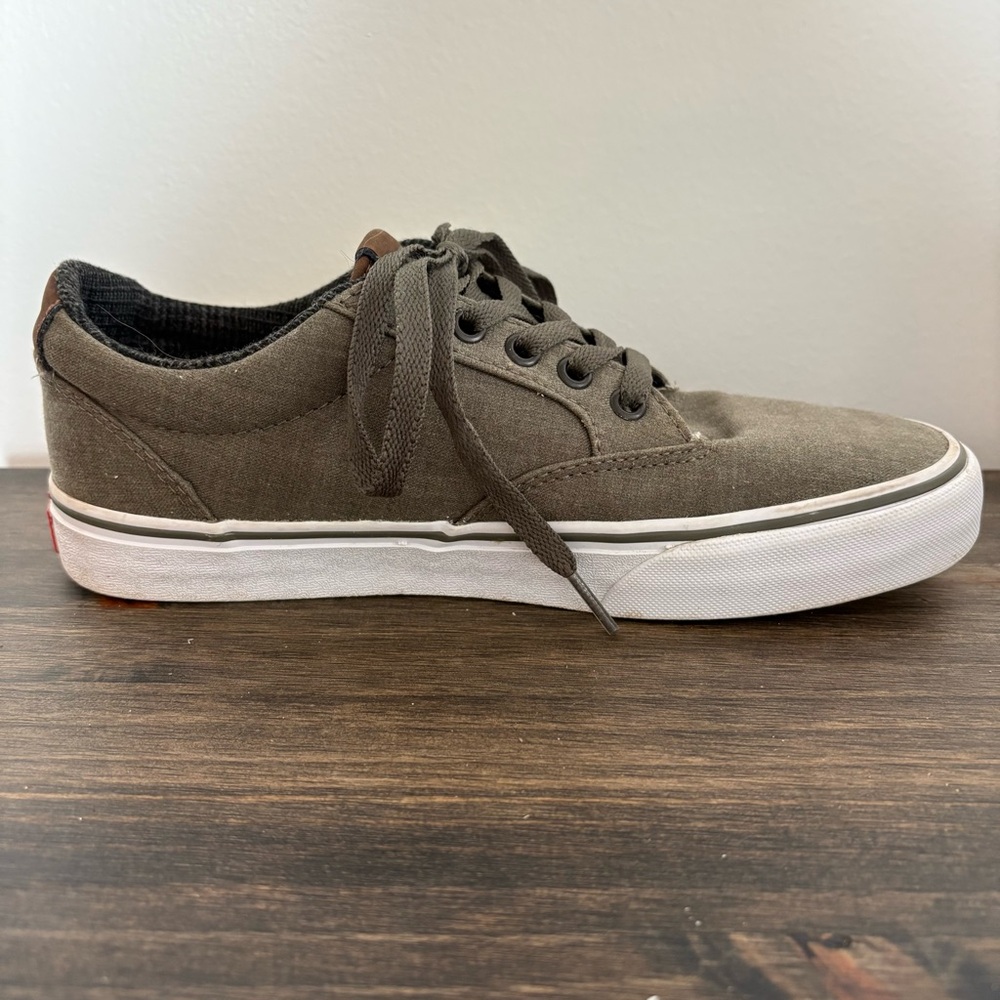 Vans Men's Olive Green Ortholyte Lace Up Shoes - Picture 6 of 11